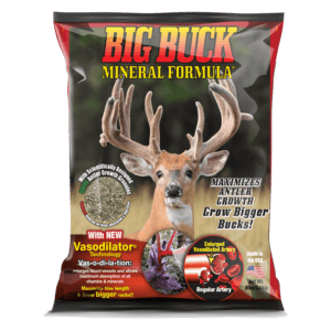 Big Buck product mineral formula to grow bigger racks
